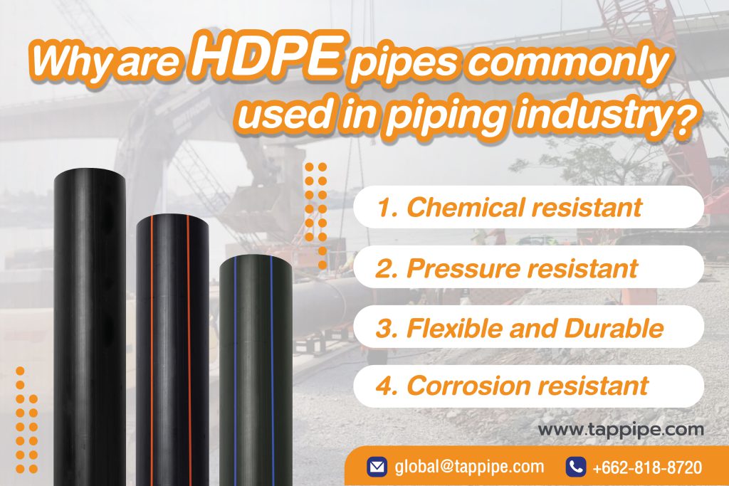 Why Are Hdpe Pipes Commonly Used In Piping Industry Thai Asia P E Pipe Co Ltd